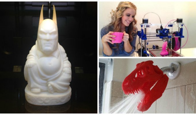 Что происходит, когда человек с фантазией приобретает 3D принтер (18 фото)