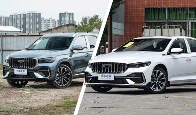 В Китае начались продажи обновлённых Geely Monjaro и Preface (42 фото)