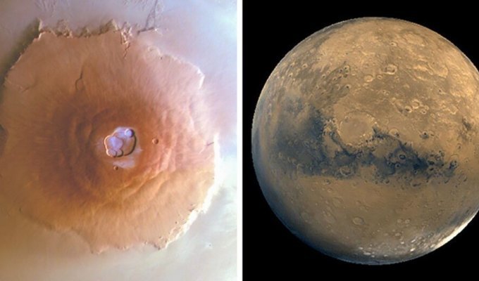 На Марсе в районе экватора впервые заметили водяной иней (9 фото)