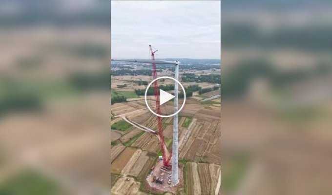 Сборка ветряной турбины