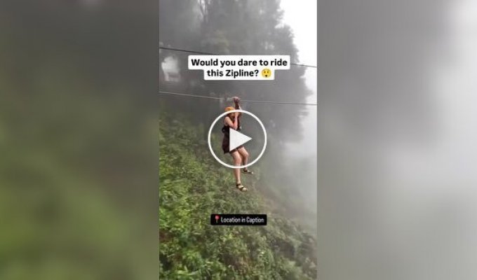 A cable car in the fog: A magical descent to a waterfall in Laos