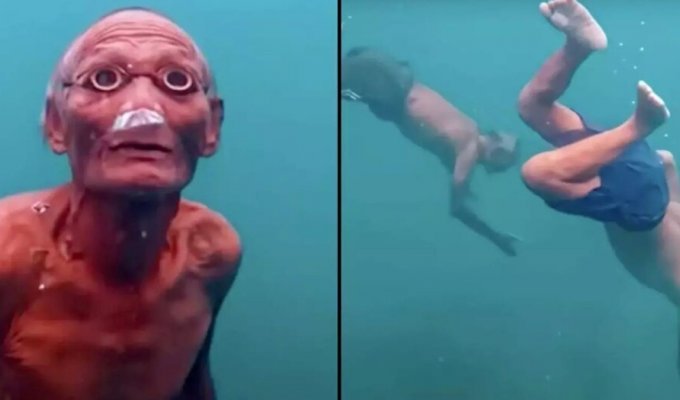 A unique gene of the Bajo tribe that allows you to swim underwater for 5 hours a day (4 photos + 1 video)