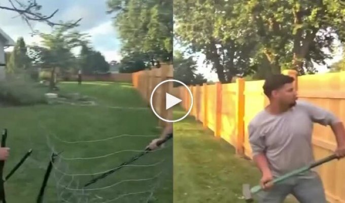 Workers taught a lesson to a client who tried to frame them