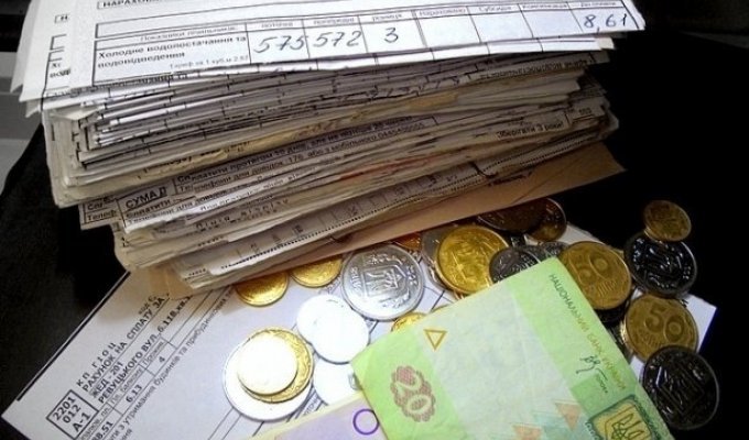 Украинцы задолжали за «коммуналку» около 20 миллиардов гривен