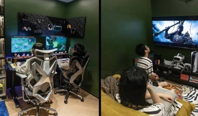 A 30-year-old Chinese couple of gamers showed their everyday life at home (9 photos)