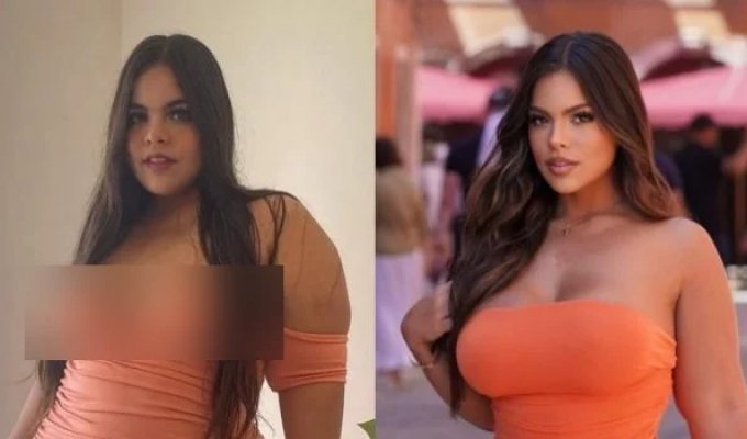 26-year-old model from Panama Gracie Bon (4 photos + video)