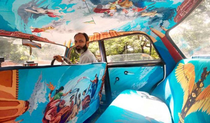 Дизайнерские салоны такси в Индии (27 фото)