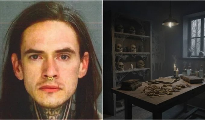 Американец годами грабил могилы, чтобы обставить дом костями и трупами (3 фото + 1 видео)