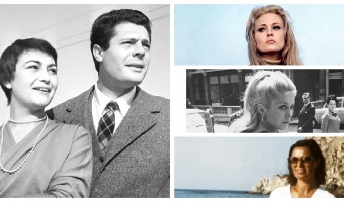 "Оскар"  за сохранение брака: как жена Марчелло Мастроянни прощала  мужу всё и даже хотела удочерить его дочь от другой  женщины (11 фото)