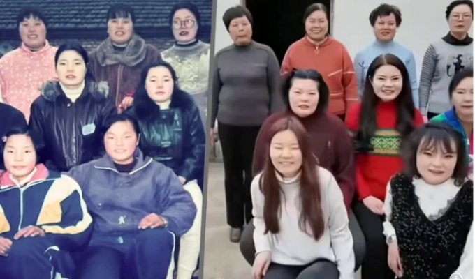 Chinese couple named 9 daughters Brother to have a son (4 photos)