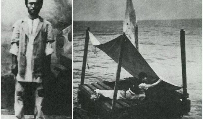 133 days in the open ocean. What did the poor Chinese eat and how did he survive after the shipwreck (12 photos)