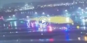 In the US, a plane crashed into a fire truck at an airport