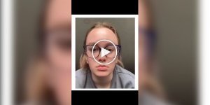 Девушка проверила эффективность фиксаторов для очков с помощью простого эксперимента