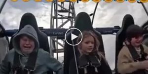 На аттракционе весело не всем