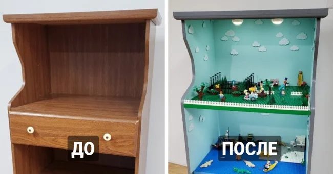 18 примеров того, как люди переделали старые вещи во что-то новое, полезное и очень крутое (19 фото)