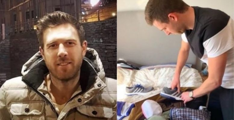 Англичанин придумал как бесплатно провозить багаж в самолете (4 фото + 1 видео)