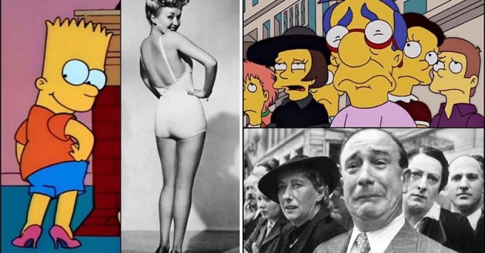 The Simpsons Recreate Famous Photos (27 Photos)