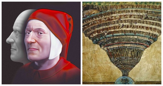 Designers reconstructed Dante's face based on his skull (7 photos)
