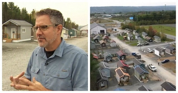 Canadian millionaire built 99 houses for the homeless (14 photos + 1 video)