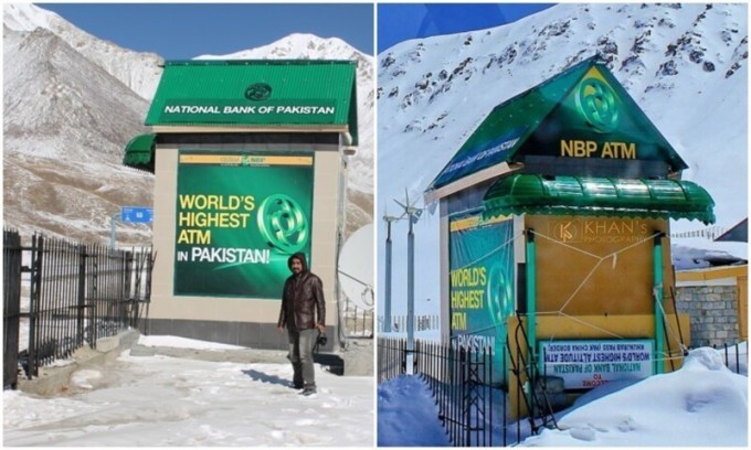 Where is the world's highest ATM (5 photos + 2 videos)